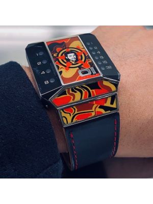 01 THE ONE, SPLIT SCREEN - LED Binary Watch - ART EDITION