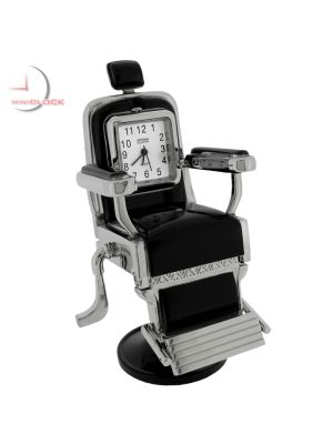 BARBER CHAIR SALON HAIR STYLIST Desktop Mini Clock