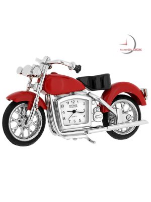 Mini Clock, Red Tank HARLEY style MOTORCYCLE