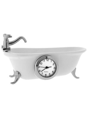 Clawfoot Bathtub Mini Clock 