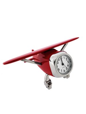 CESSNA AIRPLANE MINIATURE PLANE AVIATION FLIGHT PILOT COLLECTIBLE MINI CLOCK 