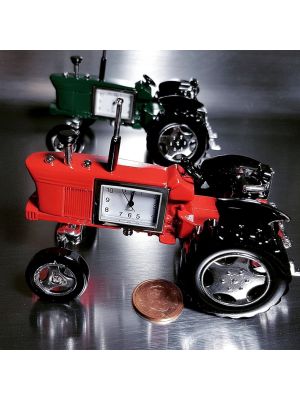FARM TRACTOR MINIATURE VINTAGE STYLE COLLECTIBLE AMERICAN MINI CLOCK