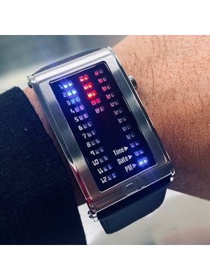 LED Watch - 01 THE ONE - IBIZA RIDE - SS/LEATHER