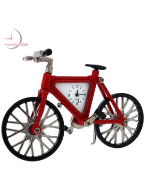 MOUNTAIN BIKE Miniature Desktop Collectible Clock