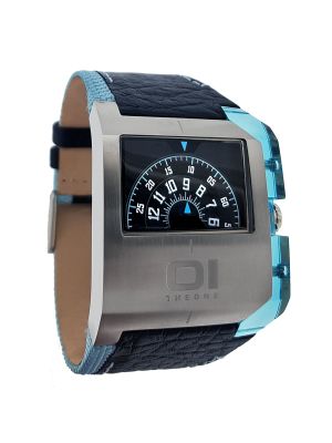 01 THE ONE EDGE WATCH JUMP HOUR ROTATING DISC HANDLESS DESIGNER WATCHES