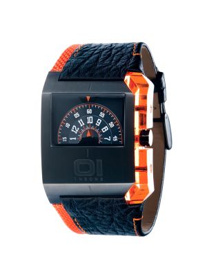 01 THE ONE EDGE WATCH JUMP HOUR ROTATING DISC HANDLESS DESIGNER WATCHES