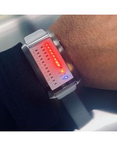 LED Watch - 01 THE ONE - IBIZA RIDE - White Leather