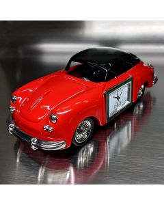  VINTAGE PORSCHE CAR MINI CLOCK SPORTS CAR COLLECTIBLE DESK CLOCK