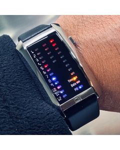 LED Watch - 01 THE ONE - IBIZA RIDE - SS/LEATHER
