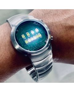 01 The One Binary LED Watch, SAMUI MOON - Circuit Custom
