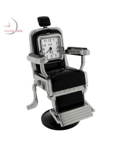 BARBER CHAIR SALON HAIR STYLIST Desktop Mini Clock
