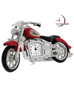 MOTORCYCLE MINIATURE INDIAN STYLE MOTORBIKE COLLECTIBLE MINI CLOCK GIFT IDEA