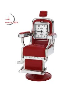 BARBER CHAIR SALON HAIR STYLIST Desktop Mini Clock