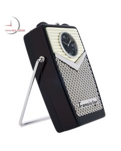 TRANSISTOR RADIO VINTAGE STYLE MINIATURE COLLECTIBLE MINI CLOCK GIFT