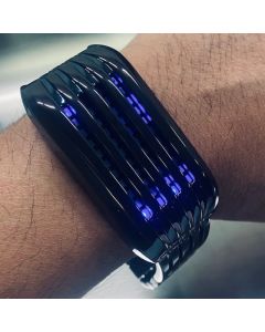 LED Watch - GENUINE BARCODE BKML Blue