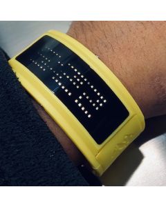 BLACK DICE ~ GURU ~ Multifunction LED Watch - White/Yellow