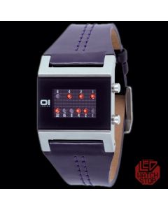 Binary LED Watch, KERALA TRANCE - Ladies - Purple