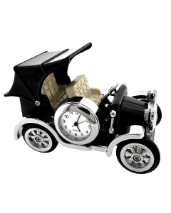 MODEL T CAR MINIATURE VINTAGE FORD COLLECTIBLE MINI DESK CLOCK 