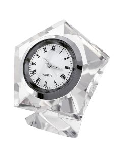 PENTAGON CRYSTAL DESK CLOCK MINICLOCK