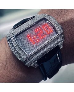 STORM ANKARA - Silver Metal / Black Leather