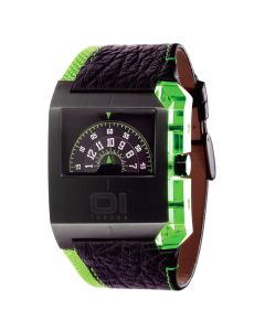 01 THE ONE EDGE WATCH JUMP HOUR ROTATING DISC HANDLESS DESIGNER WATCHES