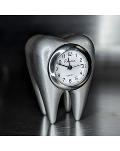 TOOTH MINIATURE MOLAR DENTAL DENTIST ORTHODONTIST COLLECTIBLE MINI CLOCK GIFT