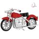 Mini Clock, Red Tank HARLEY style MOTORCYCLE