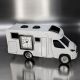 MOTORHOME MINI CLOCK MINIATURE VACATION TRAVEL CARAVAN