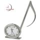 Miniature Clocks, Silver Eighth/Quaver MUSICAL NOTE