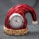 Mini Clock, Miniature CHRISTMAS RED SANTA HAT