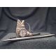 Ski Boot & Pen Holder Mini Desk Clock W@W!