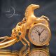 Mini Clocks, Rearing Horse Miniature Clock Keychain