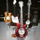 ELECTRIC GUITAR MINIATURE LES PAUL STYLE MUSICIAN COLLECTIBLE DESKTOP MINI CLOCK