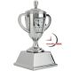 Mini Clock, Silver Engravable Sports TROPHY CLOCK
