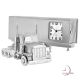 Miniature Clock, Collectible Tractor Trailer SEMI TRUCK