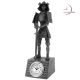 Miniature Clock, SAMURAI WARRIOR /w SWORD