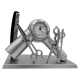 Mini Clock, BARBER, HAIR STYLIST, BLOW DRYER & COMB