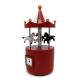 MINIATURE VINTAGE CAROUSEL DESK CLOCK 