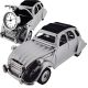 CITROEN 2CV FRENCH VINTAGE CAR COLLECTIBLE MINI DESKTOP CLOCK
