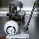 Mini Clock, Collectible GOLF BALL & CLUB w/ Pedestal