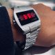 JACKPOT: Slot machine LED Watch, SS Bracelet