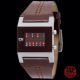Binary LED Watch, KERALA TRANCE - Ladies - Brown