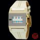 Binary LED Watch, KERALA TRANCE - Ladies - Gold