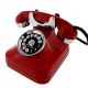 RETRO TELEPHONE VINTAGE STYLE MINIATURE PHONE COLLECTIBLE MINI CLOCK GIFT