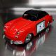  VINTAGE PORSCHE CAR MINI CLOCK SPORTS CAR COLLECTIBLE DESK CLOCK
