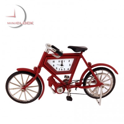 Mini Clock, MOTORIZED BIKE BICYCLE Collectible