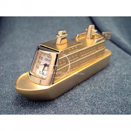 Mini Clock, Gold Luxury Cruise Ship