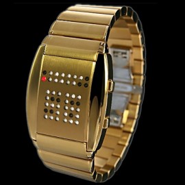 TOKYOFLASH: R75 LED WATCH Gold/White