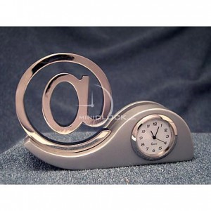 Mini Clock, Desk @ Sign Business Card Holder & Pen