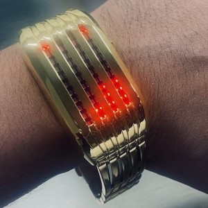 LED Watch - GENUINE BARCODE GDML Red